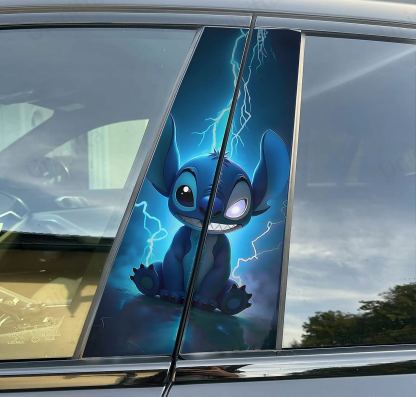 Halloween Cartoon B-Pillar Window Tint Film