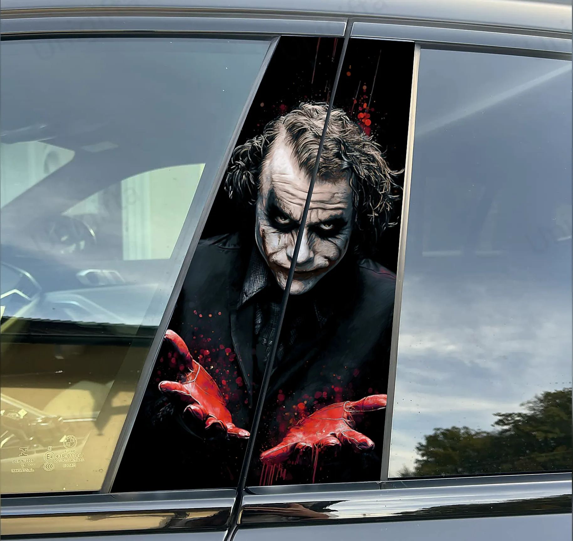 Horror Icons Car Pillar Decal(B-Pillar) – Halloween Series