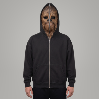 Full-Face Character Zip-Up Hoodie — Zip Up & Become The Character