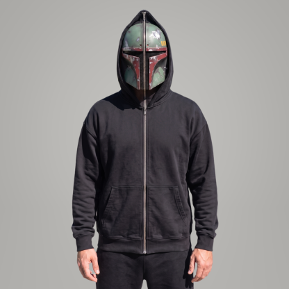 Full-Face Character Zip-Up Hoodie — Zip Up & Become The Character