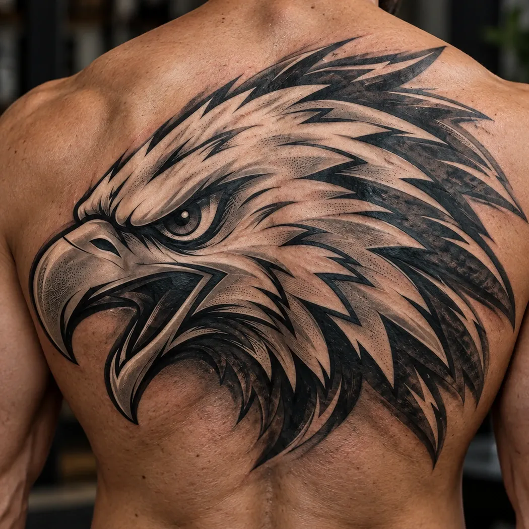 21x30cm Full Sheet Black & Grey Temporary Tattoo Mockup