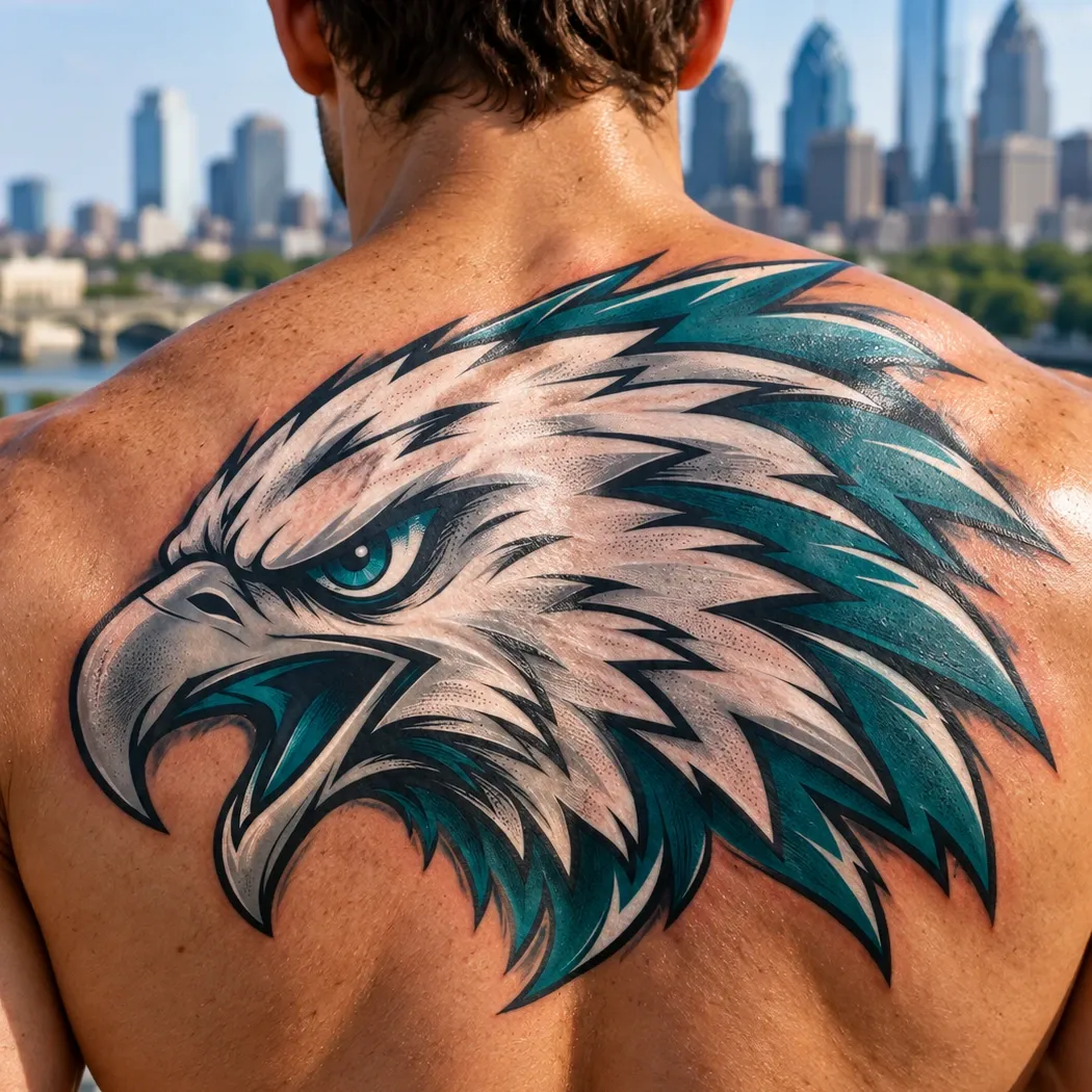 21x30cm Full Sheet Color Temporary Tattoo Mockup