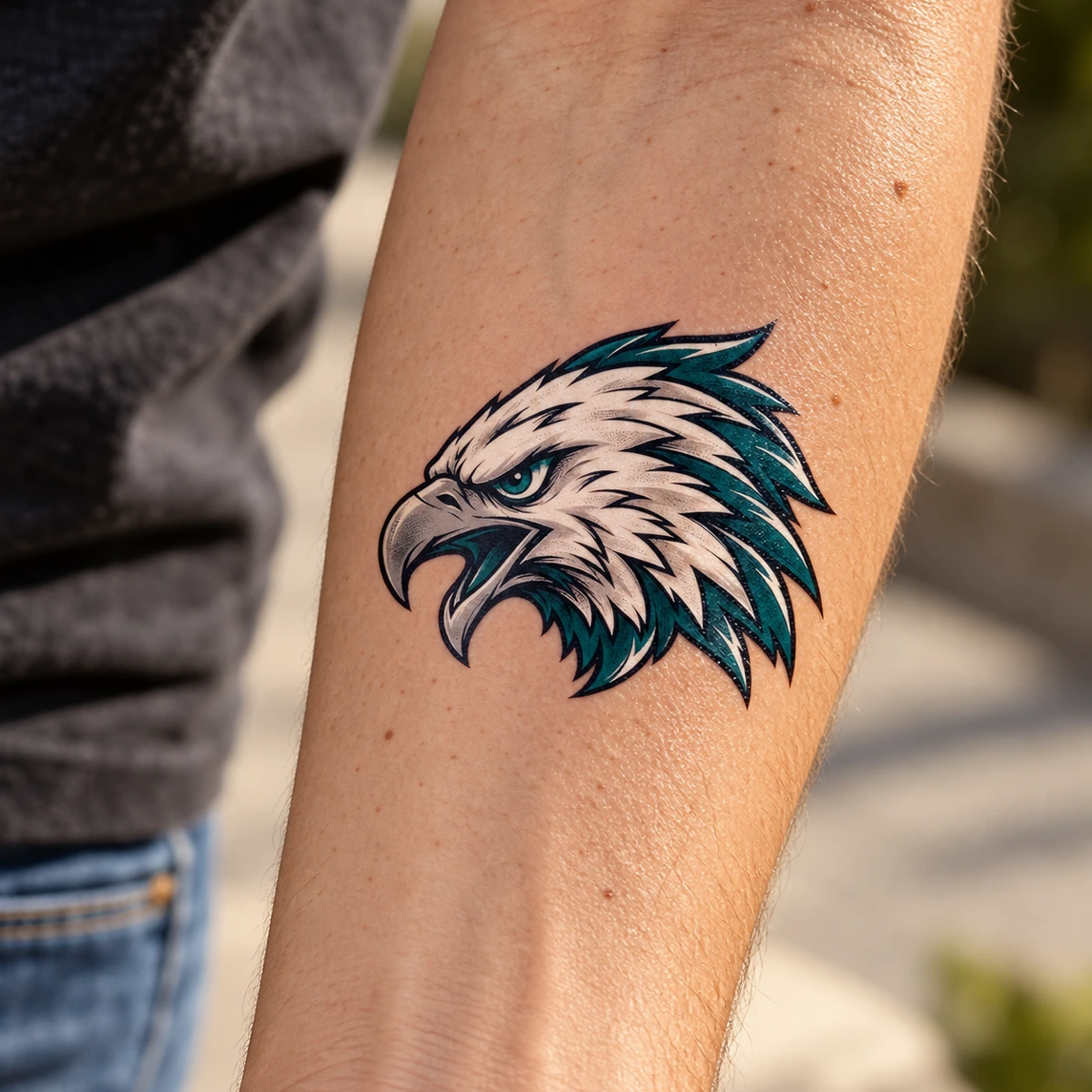 5x6cm Color Temporary Tattoo Mockup