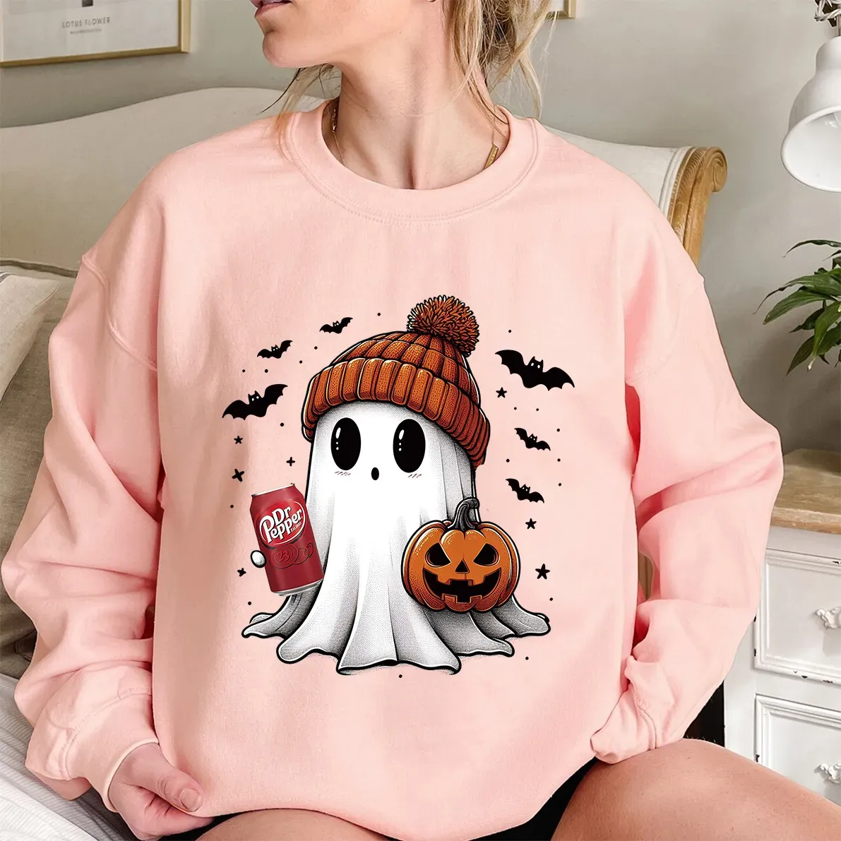 Ghost Drinking Halloween Shirt