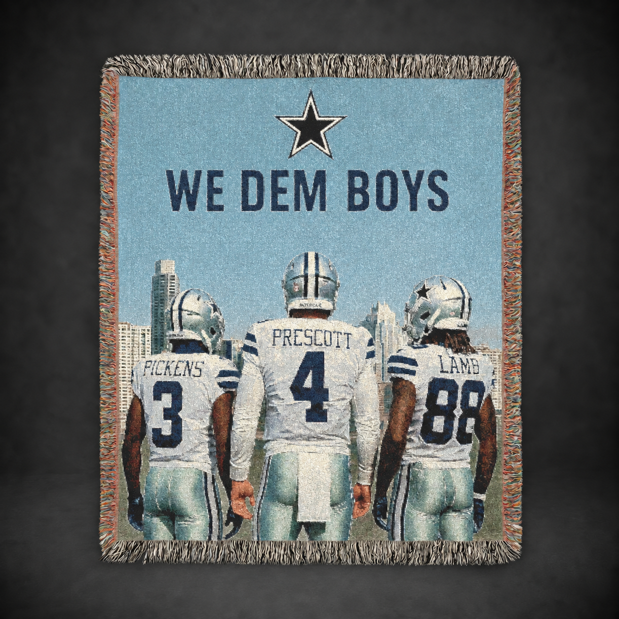 Dallas Cowboys Blanket Pickens – 100% Cotton