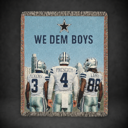 Dallas Cowboys Blanket Pickens – 100% Cotton