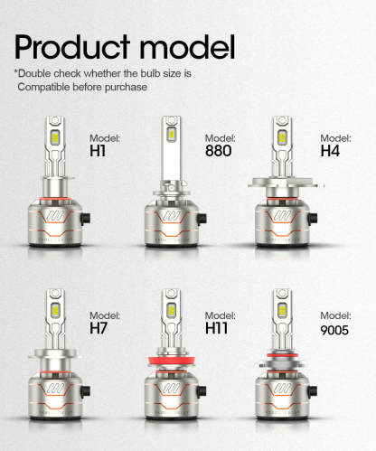 Conpex X8 New Hot Sale LED Headlight Bulb 100W 7000LM Super Bright