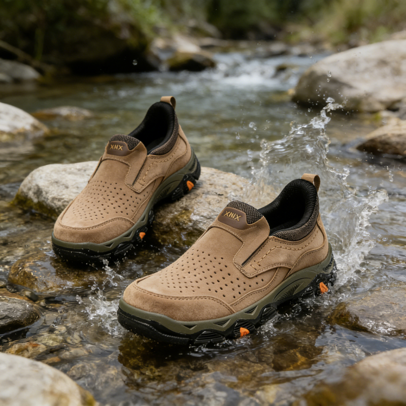 ⏰Last Day! 45% OFF 🔥GARB®Men's Genuine Leather Orthopedic Outdoor Breathable  Walking Shoes