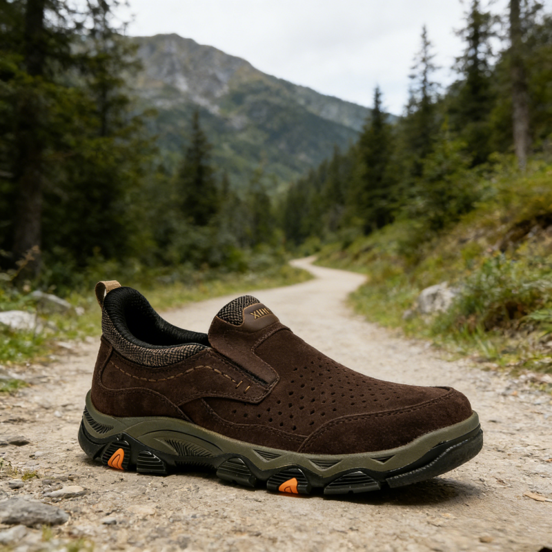 ⏰Last Day! 45% OFF 🔥GARB®Men's Genuine Leather Orthopedic Outdoor Breathable  Walking Shoes