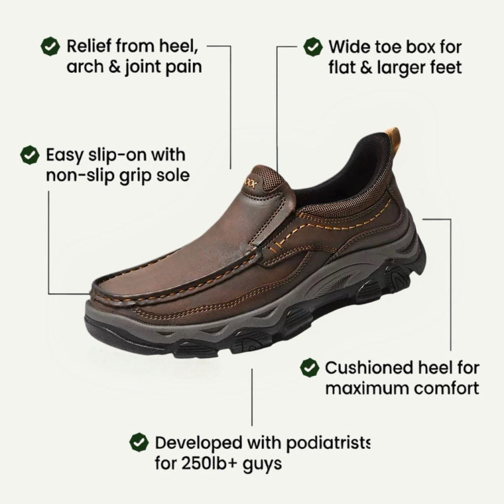 GARB®-TerrainPro 3-Width Fit Waterproof Leather Walkers