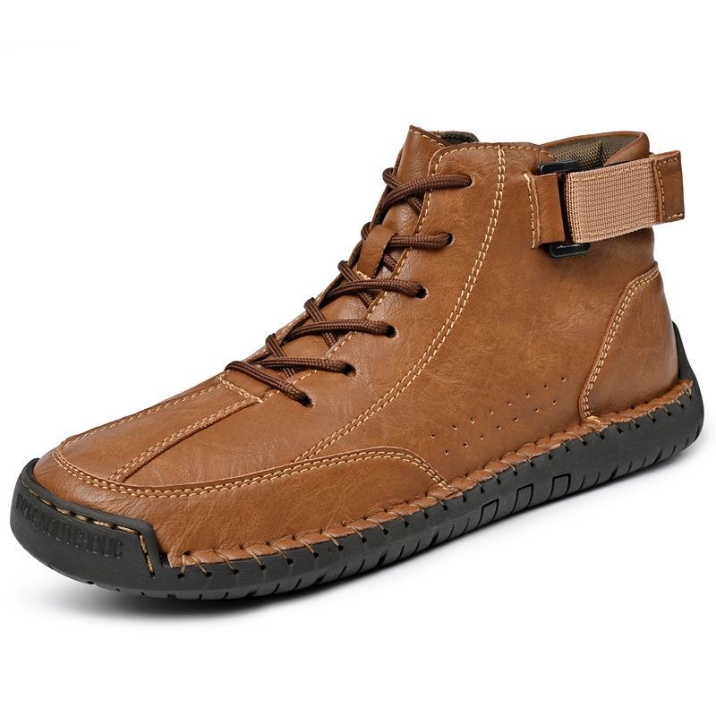 mens handmade cowhide orthopedic boots