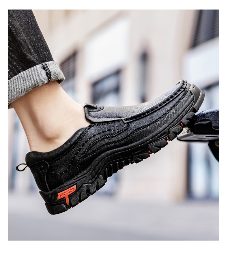 ⏰Last Day! 45% OFF  🔥GARB®Men's Handmade Genuine Leather Outdoor Waterproof Walking Shoes