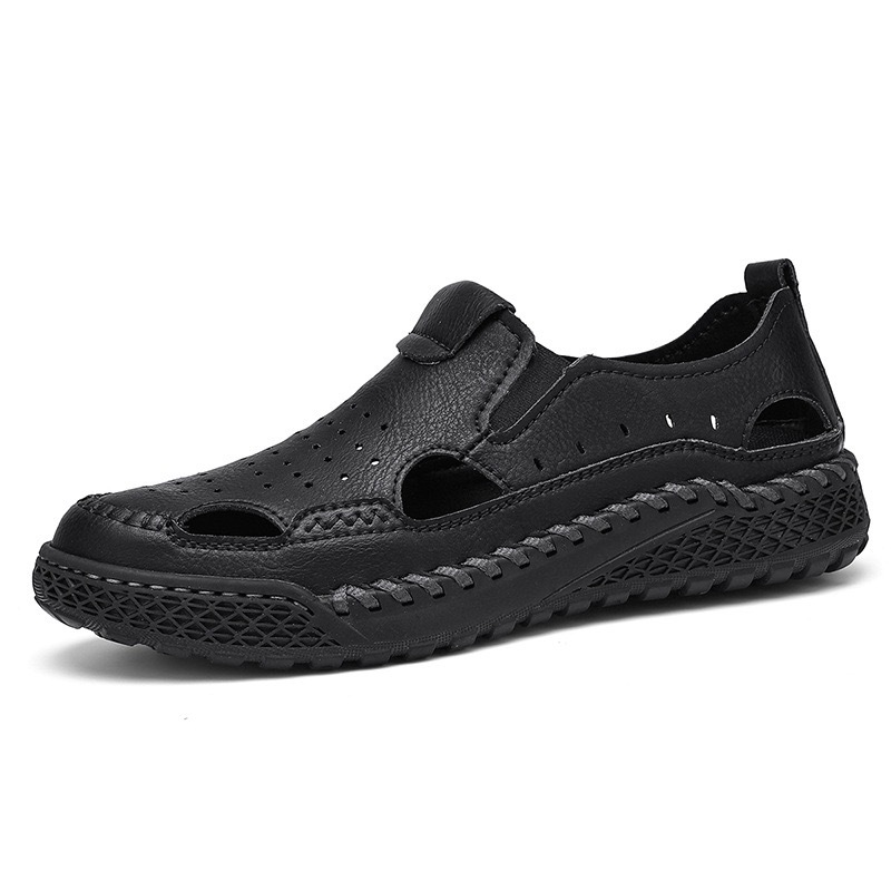 Men Handmade Genuine Leather Breathable Loafers by GARB 