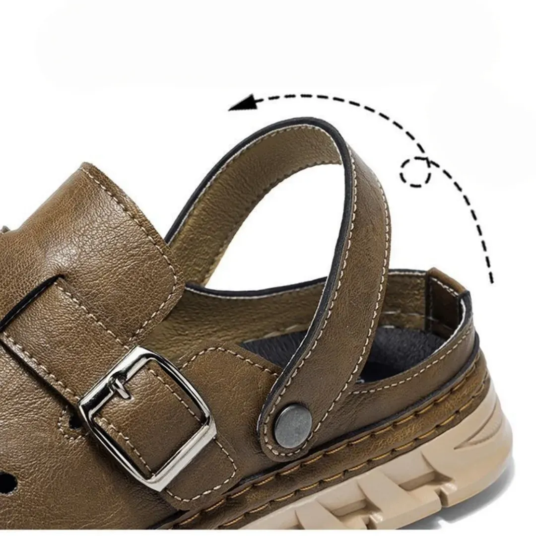[Copy]⏰Last Day! 45% OFF  🔥GARB®Men's Orthopedic Mules (Breathable Mesh and Genuine Leather)