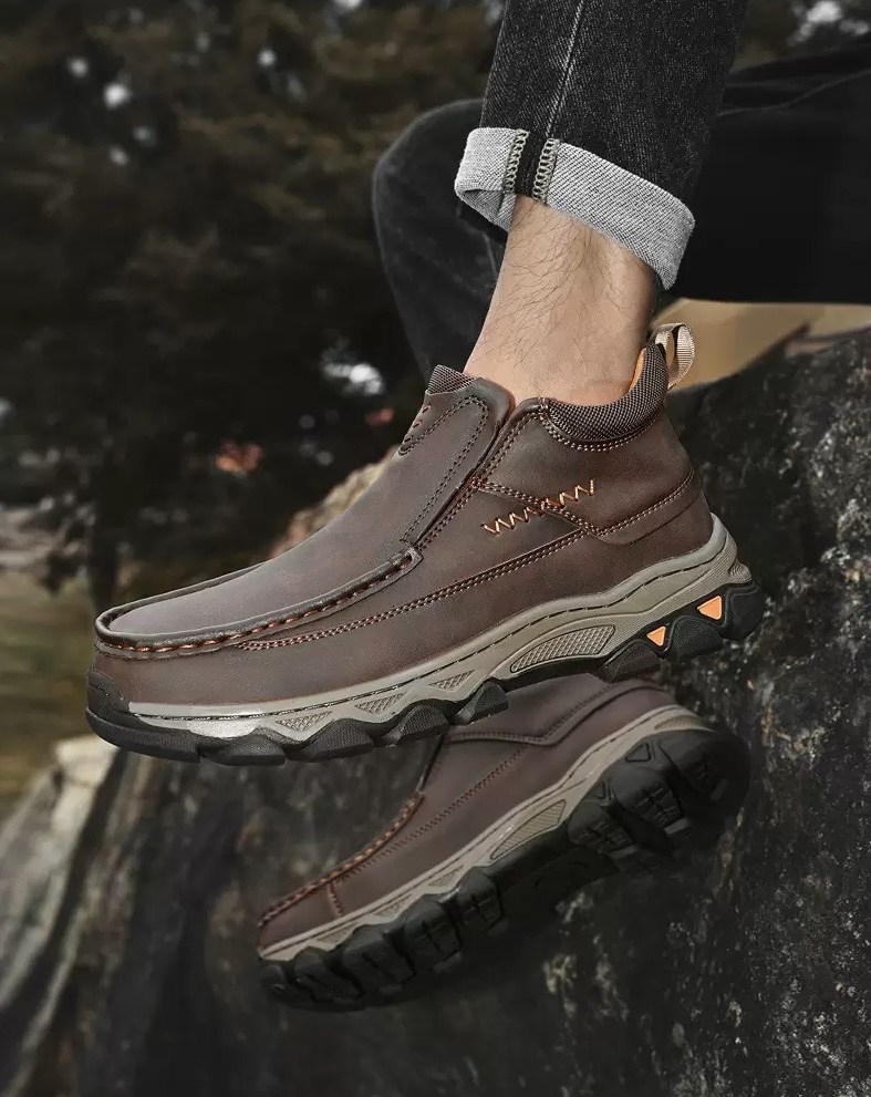 ⏰Last Day! 45% OFF 🔥GARB®Men's Orthopedic Genuine Leather Walking Boots