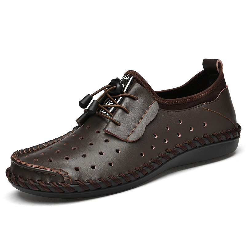 GARB Men's Casual Hollow Out Breathable Comfortable Loafers