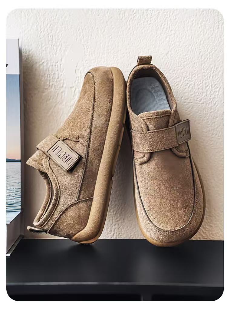 ⏰Last Day! 45% OFF  🔥GARB®Men's Genuine Leather Outdoor Slip-On Loafers with Arch Support & Wide Toe Box