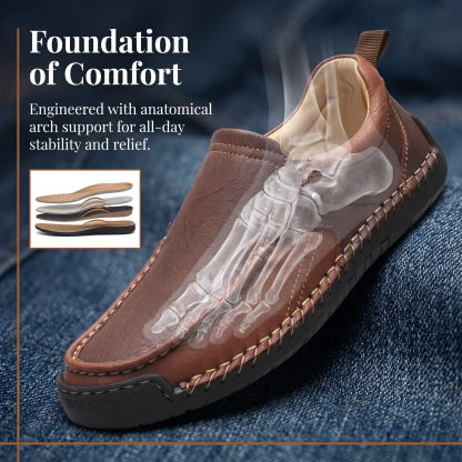 ⏰Last Day! 45% OFF  🔥GARB®Men's Handmade Genuine Leather Orthopedic Loafers