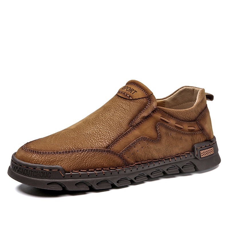 mens Handmade Cowhide Loafers