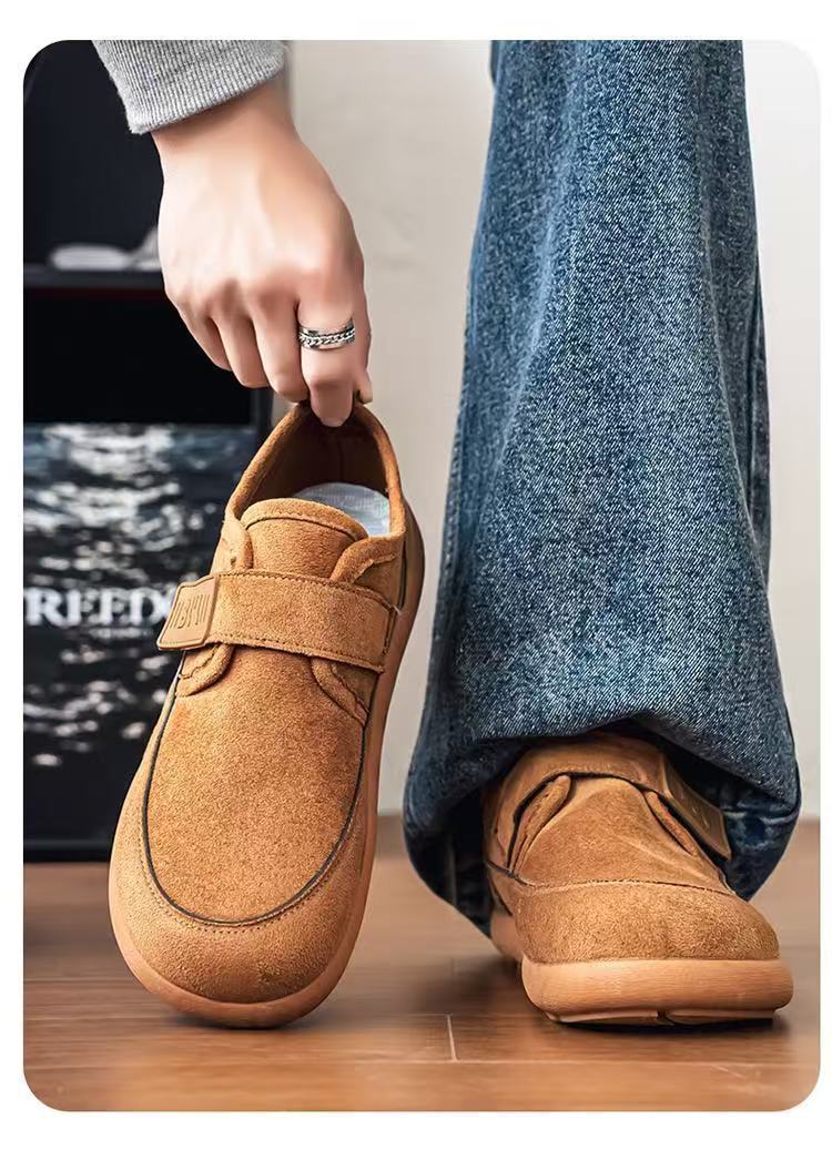 ⏰Last Day! 45% OFF  🔥GARB®Men's Genuine Leather Outdoor Slip-On Loafers with Arch Support & Wide Toe Box