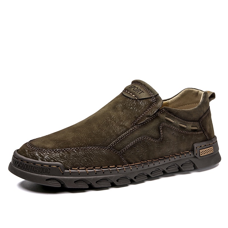 mens Handmade Cowhide Loafers