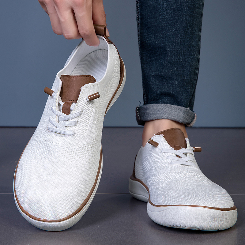 GARB Men’s Slip-On Loafers – Drawstring, Arch Support, Wide Toe & Super Comfortable Design