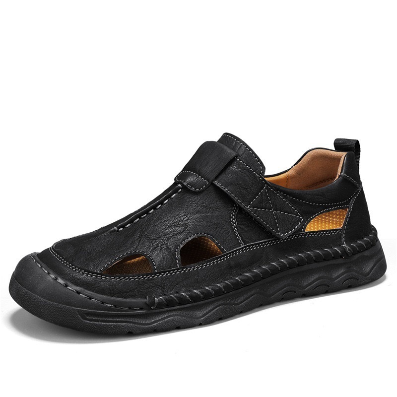 GARB Mens Handmade Cowhide orthopedic Sandals