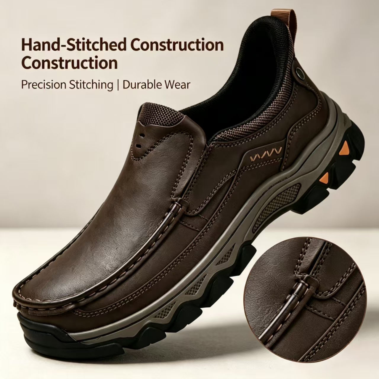 ⏰Last Day! 45% OFF  🔥GARB® Men’s Leather Llip-on Hiking Shoes