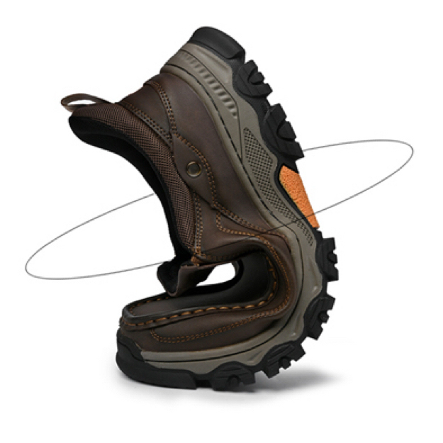 GARB®-EasyStride Hands-Free Leather Walkers