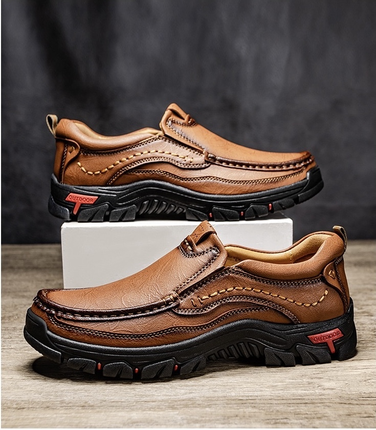 ⏰Last Day! 45% OFF  🔥GARB®Men's Handmade Genuine Leather Outdoor Waterproof Walking Shoes