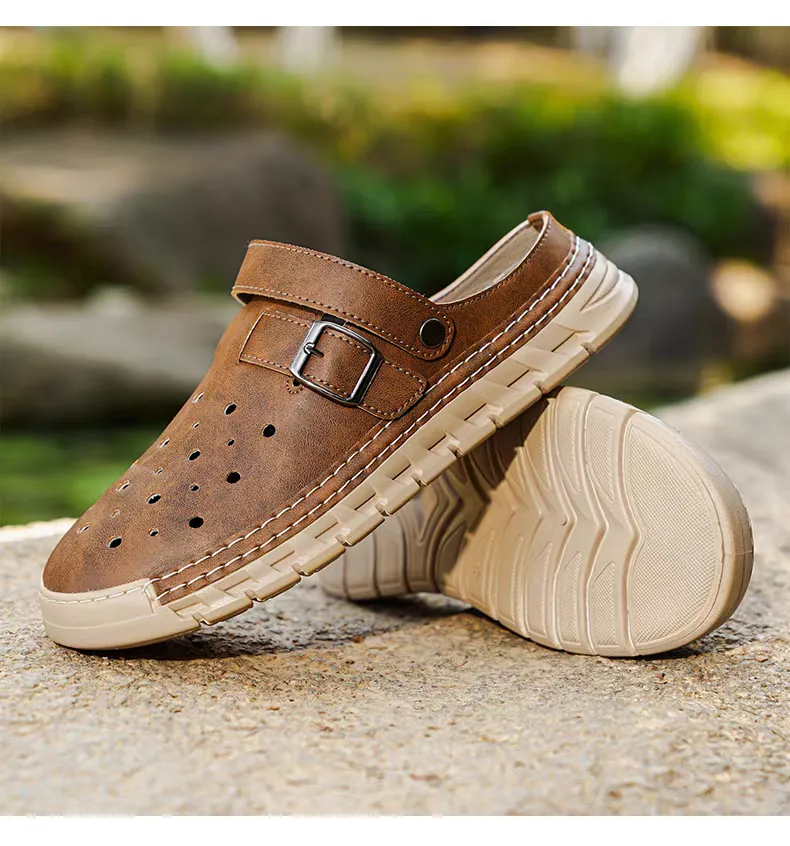 [Copy]⏰Last Day! 45% OFF  🔥GARB®Men's Orthopedic Mules (Breathable Mesh and Genuine Leather)