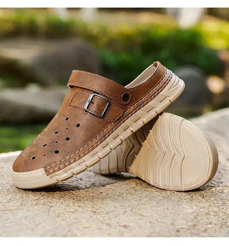 [Copy]⏰Last Day! 45% OFF  🔥GARB®Men's Orthopedic Mules (Breathable Mesh and Genuine Leather)