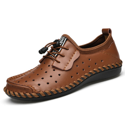 GARB Men's Casual Hollow Out Breathable Comfortable Loafers