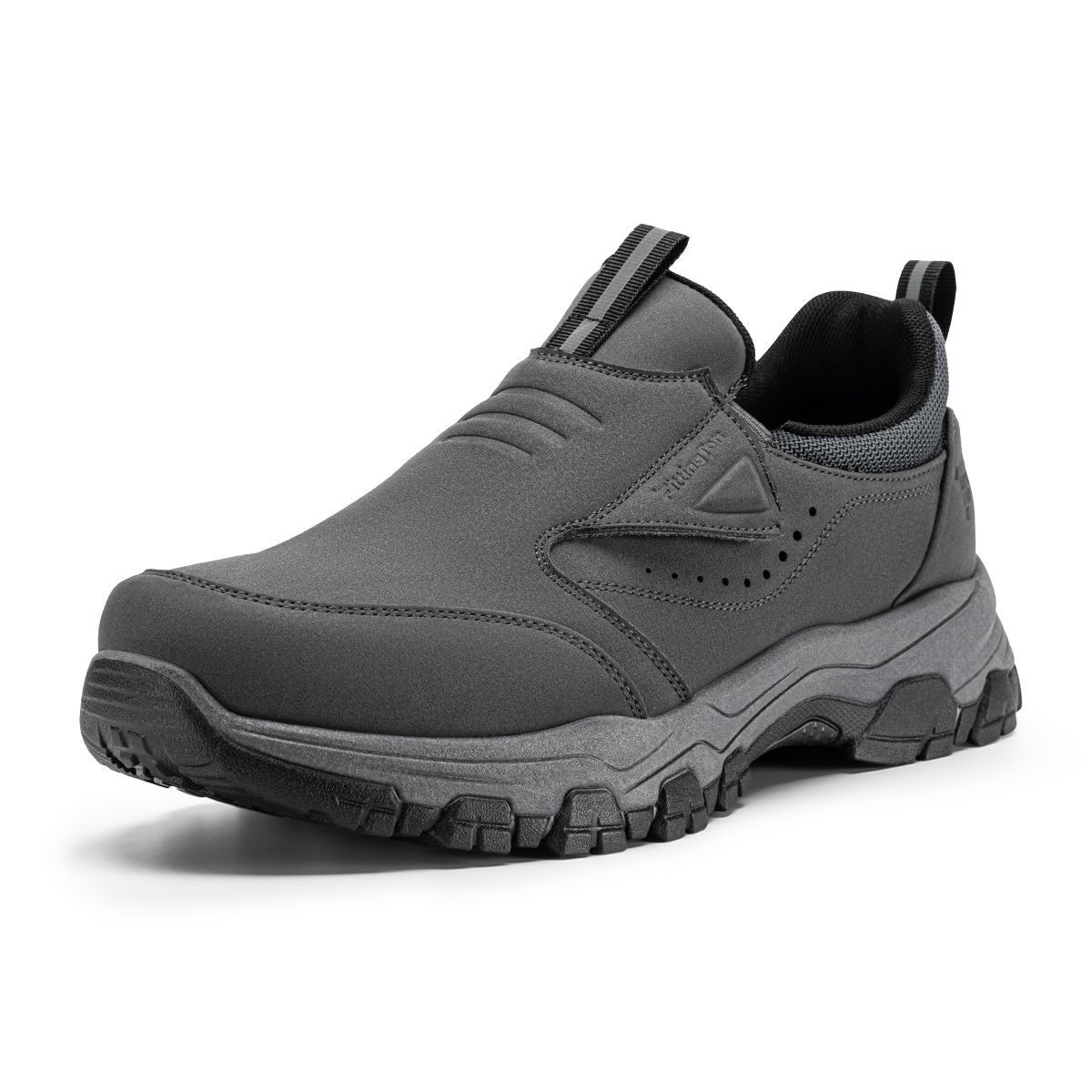 mens genuine leather orthopedic walking shoes 