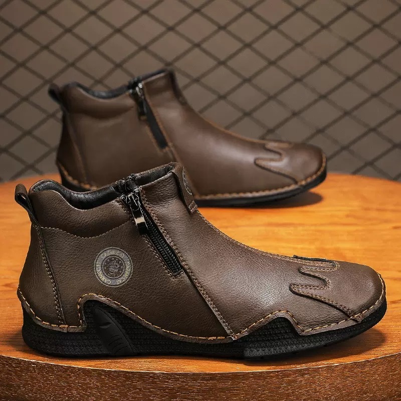 ⏰Last Day! 45% OFF  🔥GARB®Men's Handmade Genuine Leather Outdoor Waterproof Boot