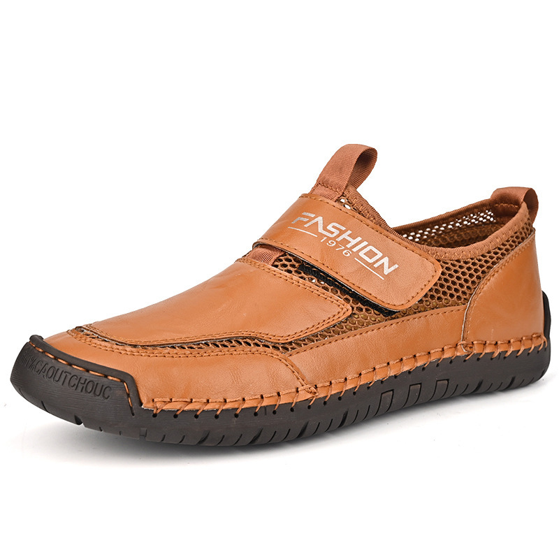 GARB Men's Closure Loafers With Round Toe