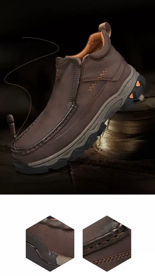 ⏰Last Day! 45% OFF 🔥GARB®Men's Orthopedic Genuine Leather Walking Boots