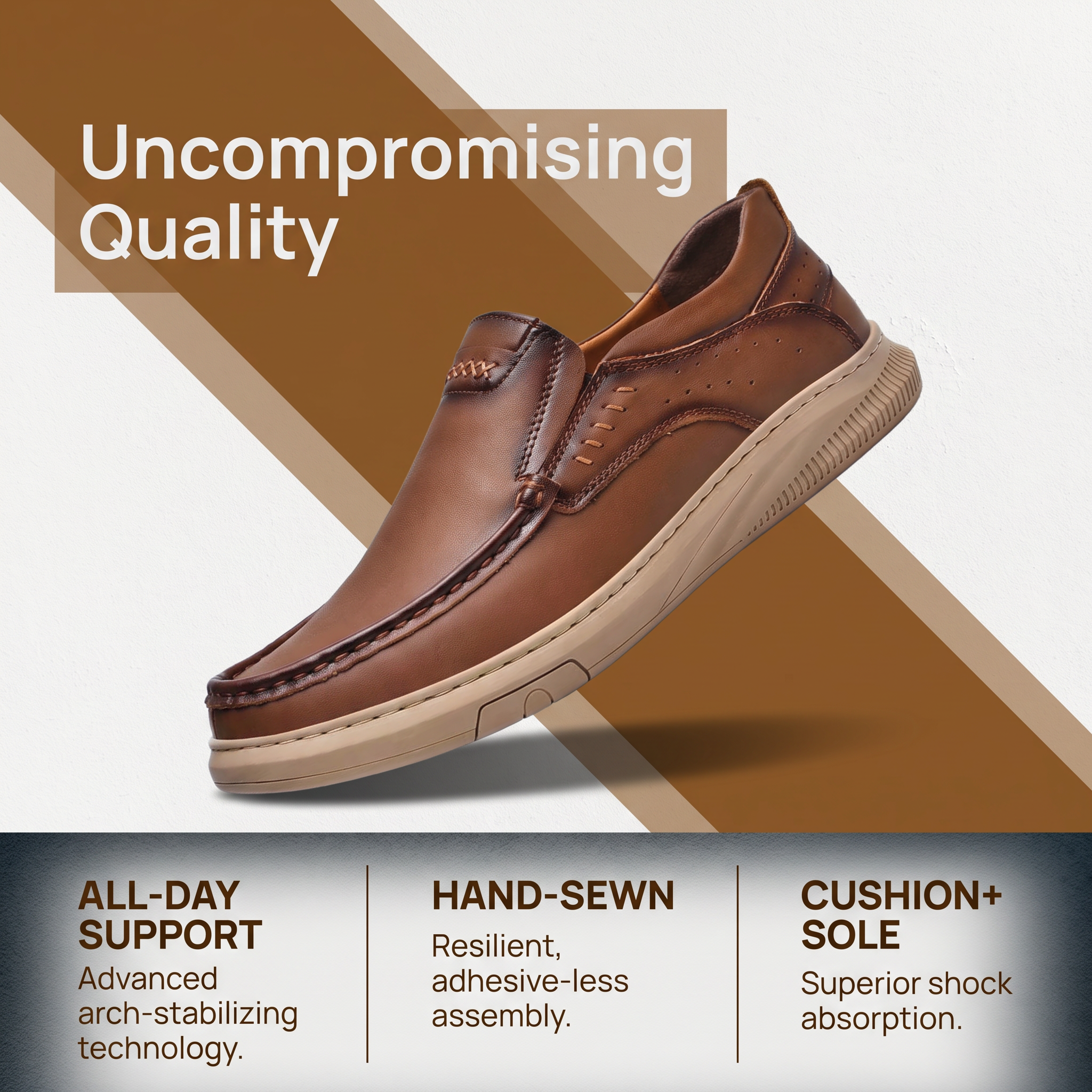 ⏰Last Day! 45% OFF  🔥 GARB® Men's Genuine Leather Fashion Casual Loafers