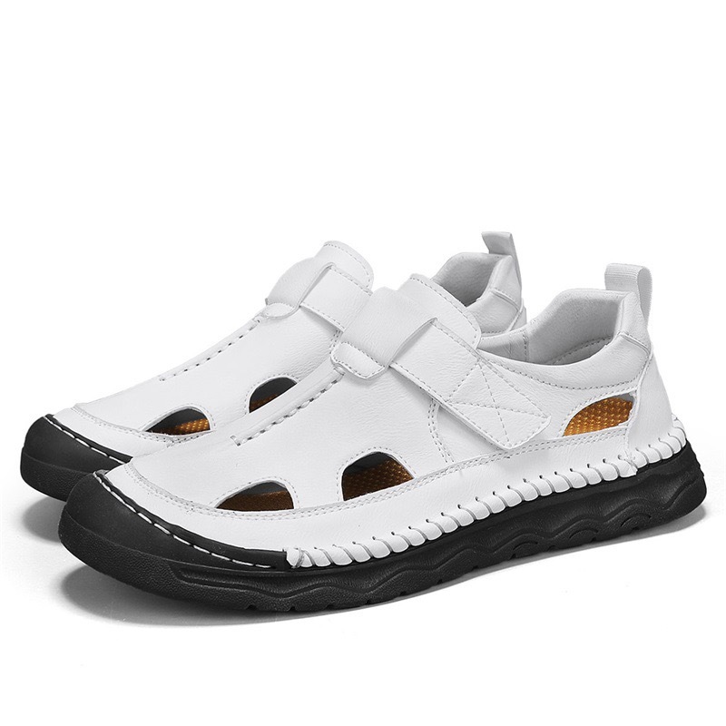 GARB Mens Handmade Cowhide orthopedic Sandals