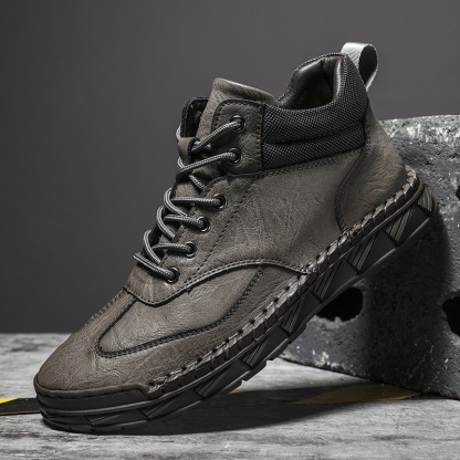 mens handmade cowhide orthopedic boots