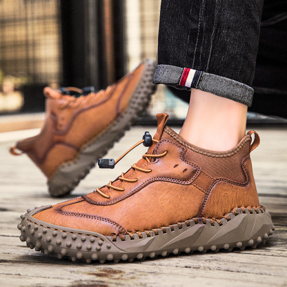 GARB  Handcrafted Genuine Leather Boots - Eco-Friendly Design with Arch Support