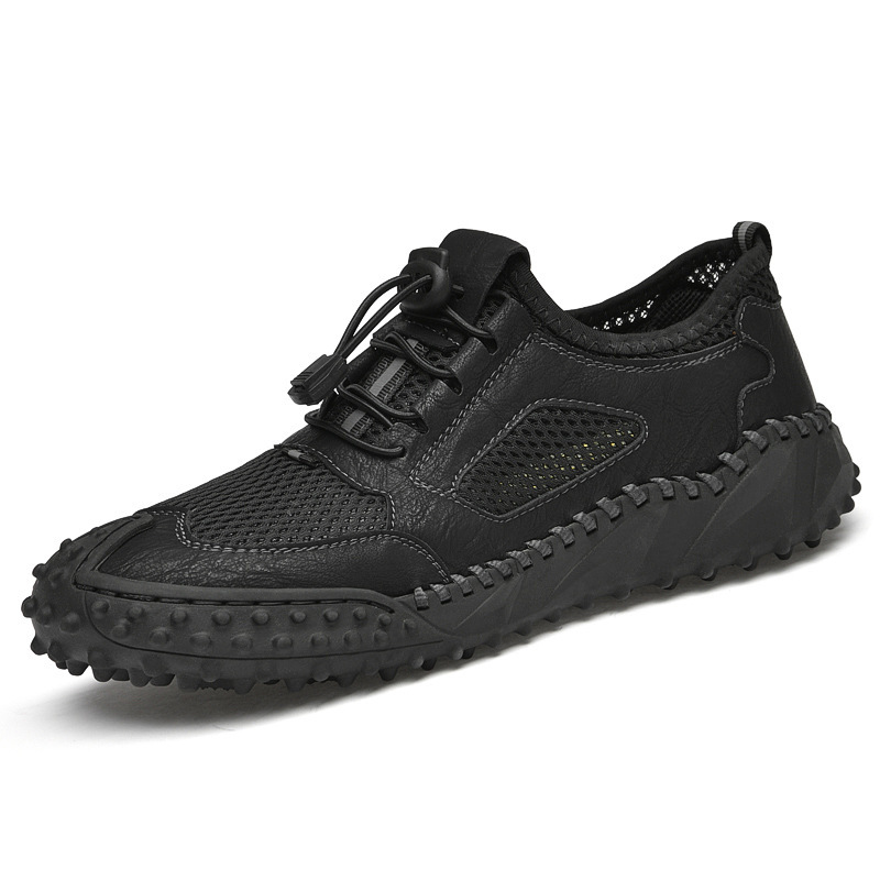 Men's Breathable Mesh Loafers - Comfortable Outdoor Walking Shoes