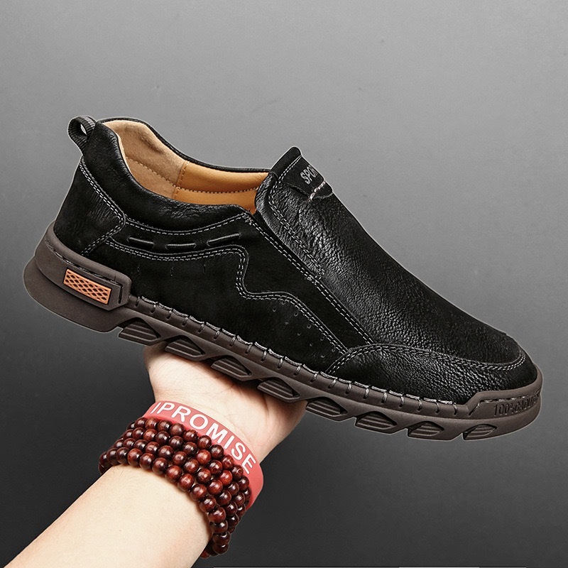 mens Handmade Cowhide Loafers