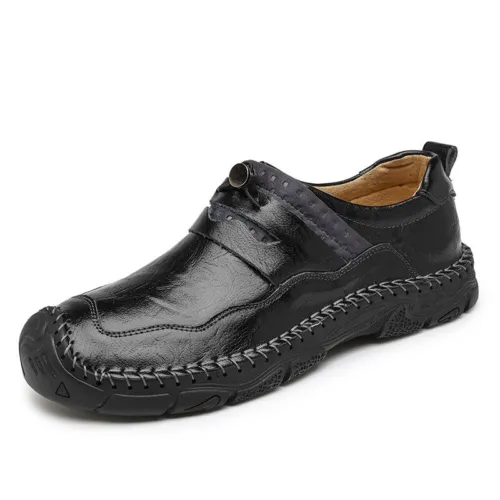 Men's Casual Shoes Handmade Sneakers, Breathable and Comfortable Loafers