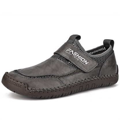 GARB Men's Closure Loafers With Round Toe