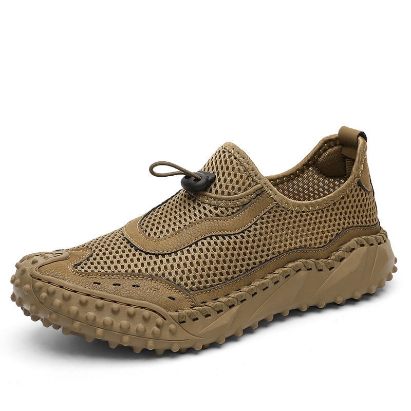 GARB Mens Lightweight Mesh Slip-On Hiking Sneakers