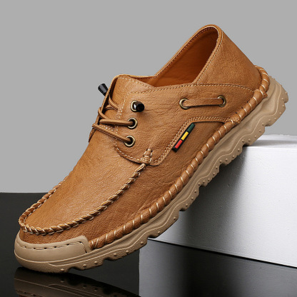 GARB Handcrafted Leather Slip-On Loafers – Arch Support & All-Day Comfort