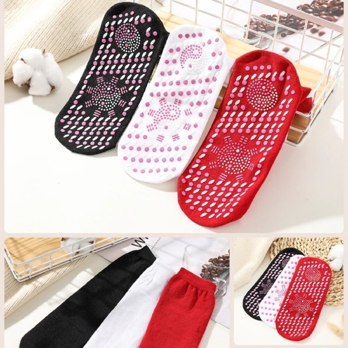GARB® Unisex Heated Socks Anti-slip Warm Massaging Stockings