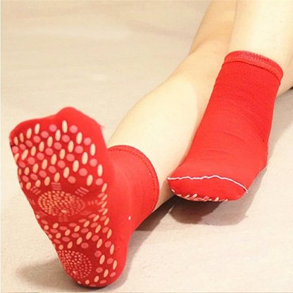 GARB® Unisex Heated Socks Anti-slip Warm Massaging Stockings