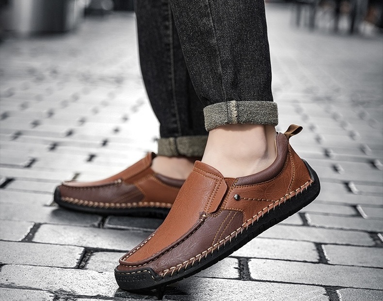 ⏰Last Day! 45% OFF  🔥GARB®Men's Handmade Genuine Leather Orthopedic Walking Shoes